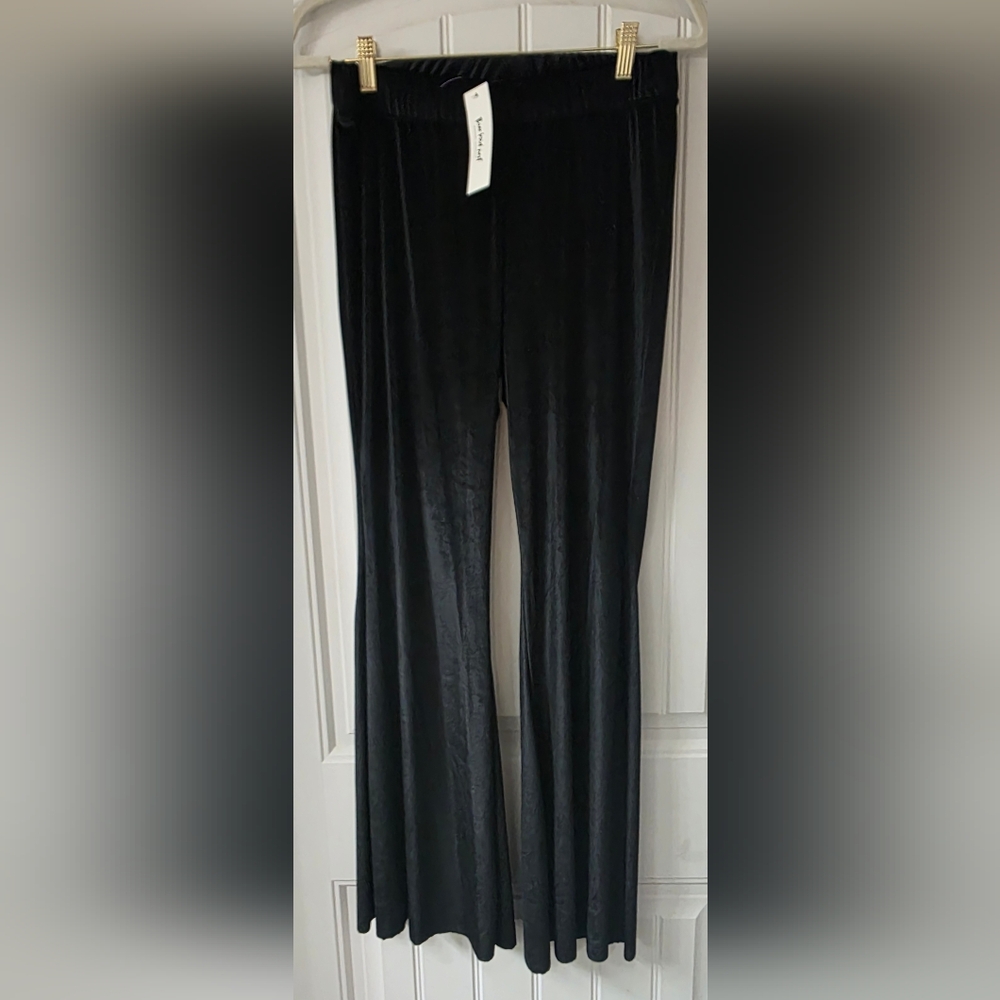 Free People Black Flare Pants
